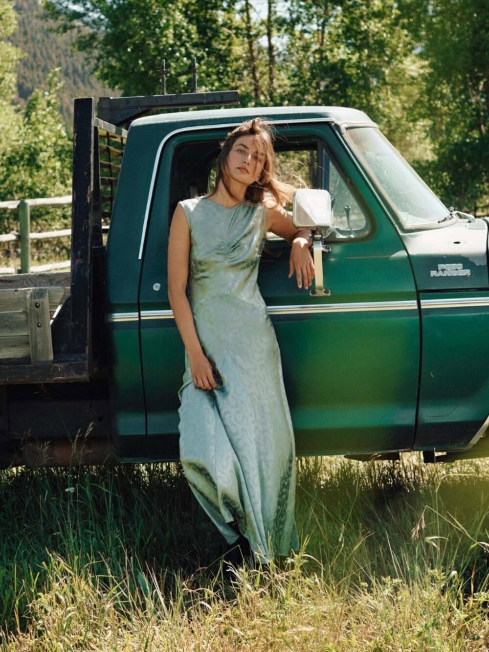 NWT Doen Ginette Dress Dusty Jade